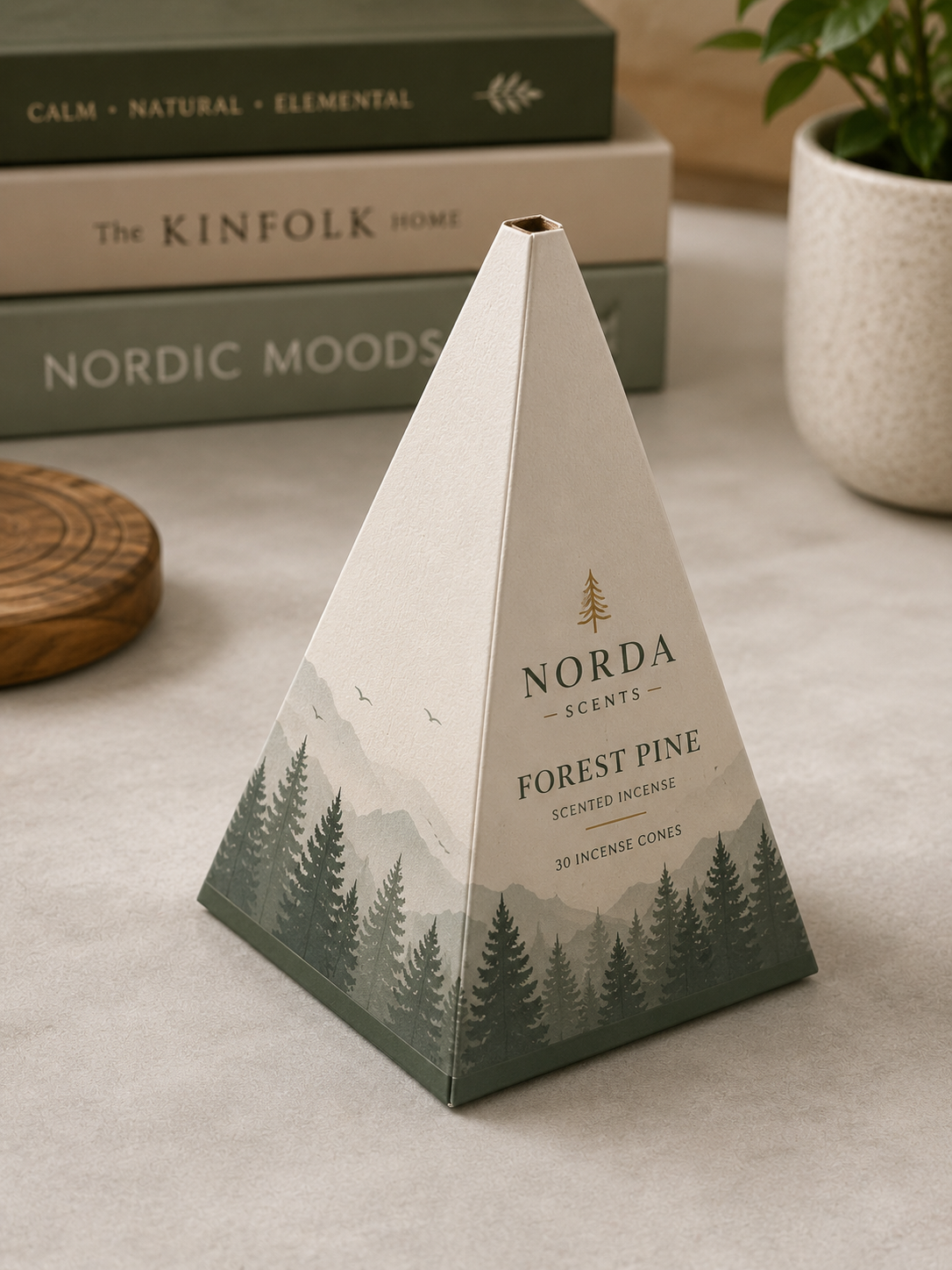 Premium fragrance packaging mockup